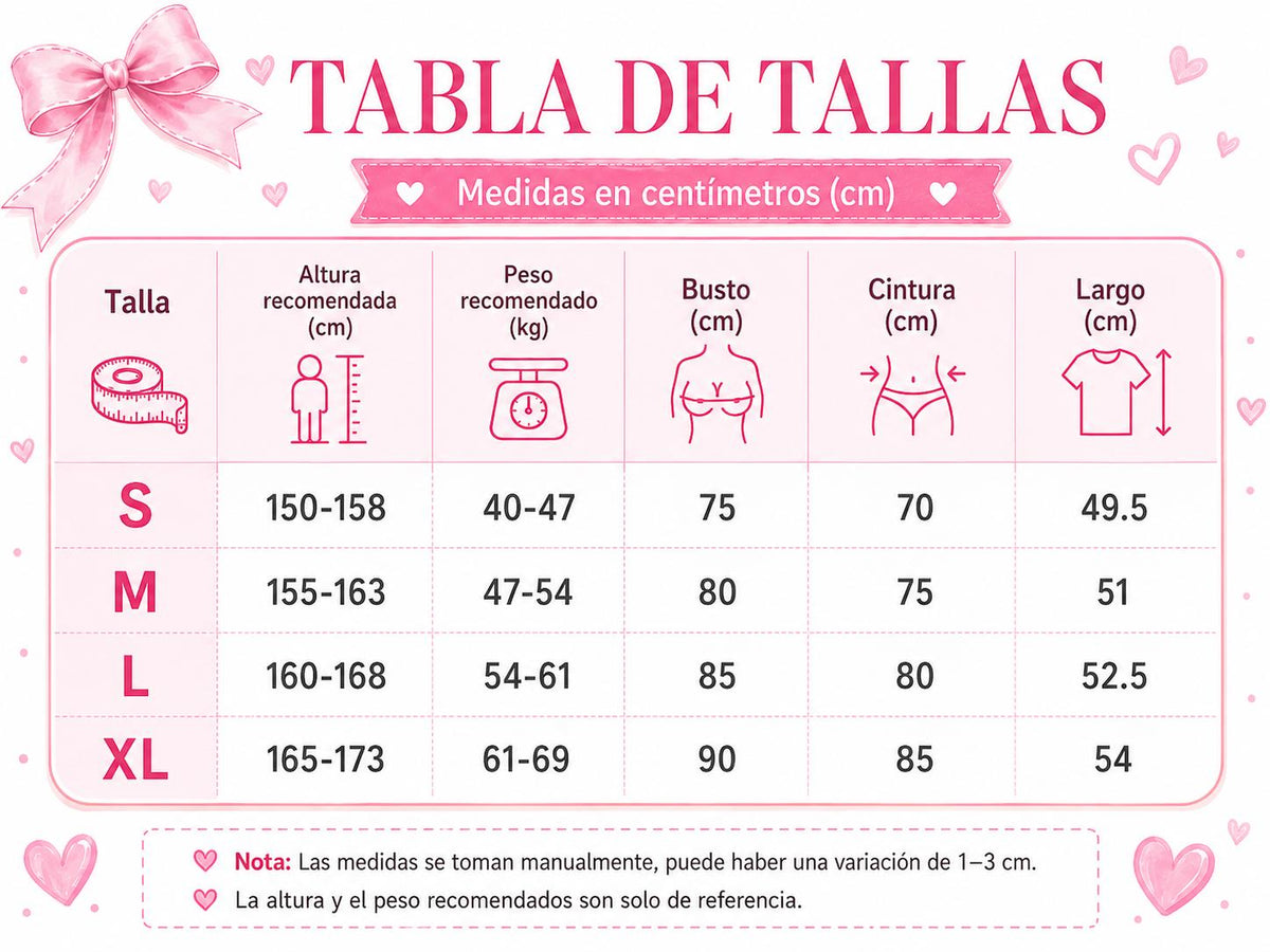 Guía de tallas