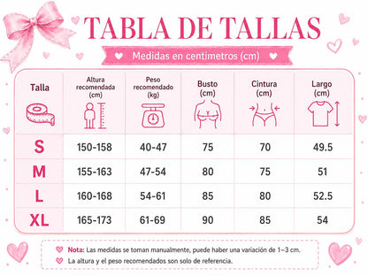 Guía de tallas