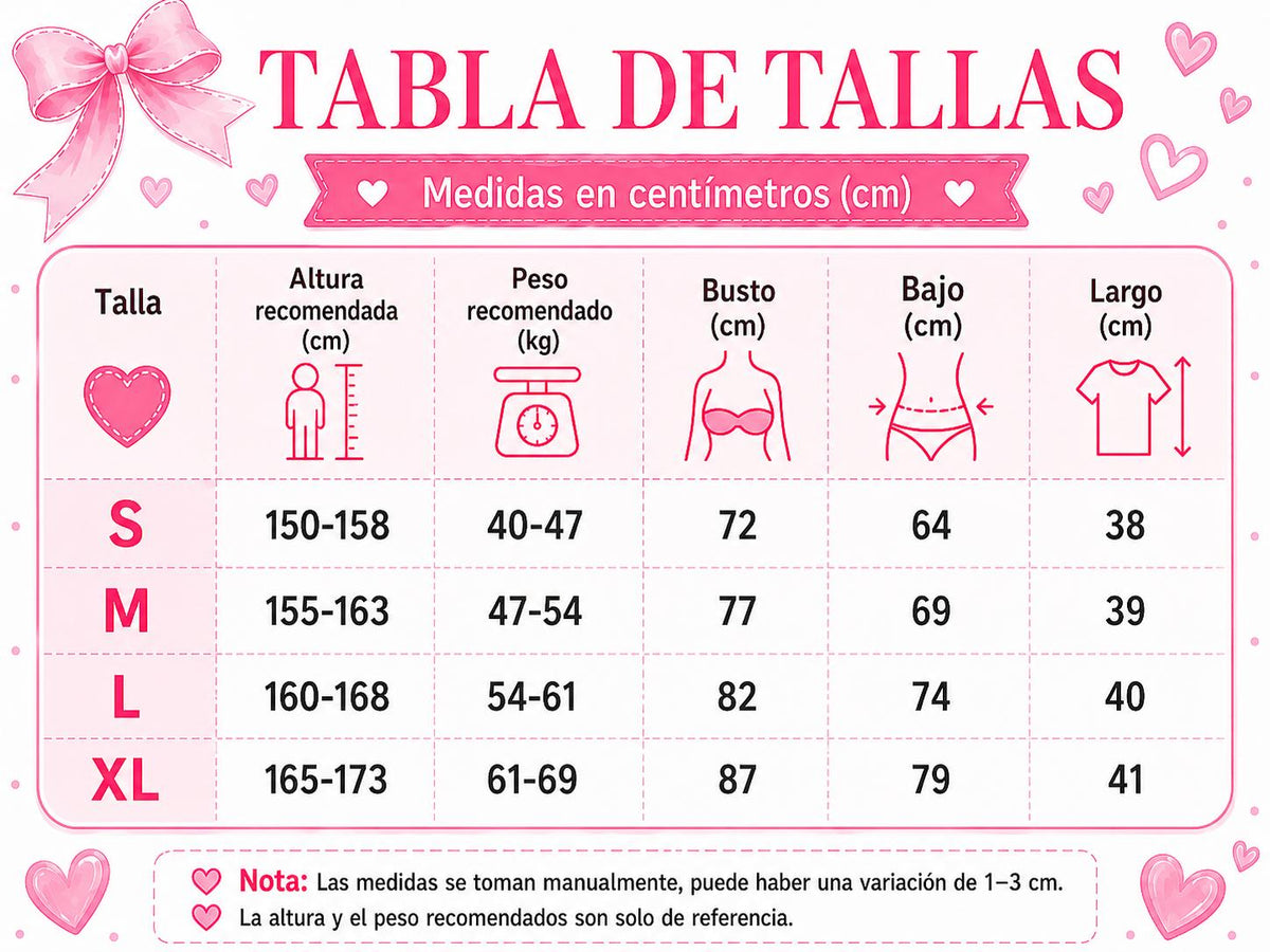 Guía de tallas