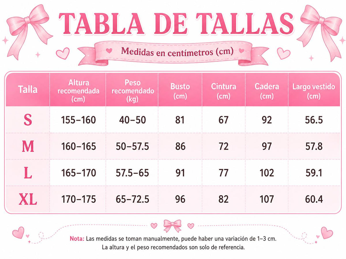 Guía de tallas