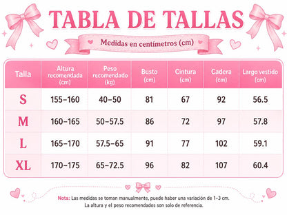 Guía de tallas